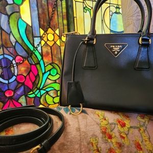 Prada Small black Galleria handbag